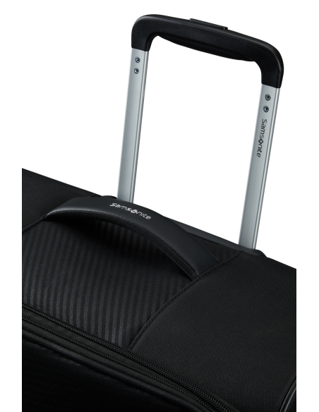 Détail de la poignée de traction à double tube — Samsonite Litebeam 77 cm Noir