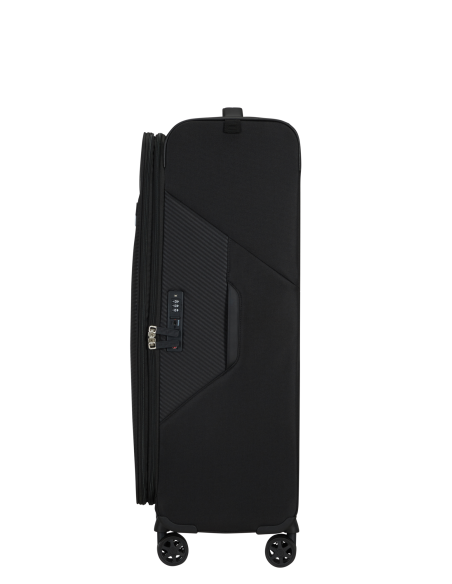 Vue latérale de la valise — Samsonite Litebeam 77 cm Noir