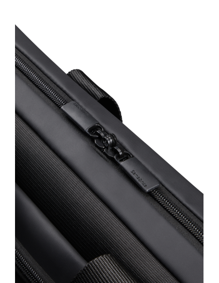 Détail des tirettes de fermeture — Serviette 15.6 pouces Samsonite Mysight Noir