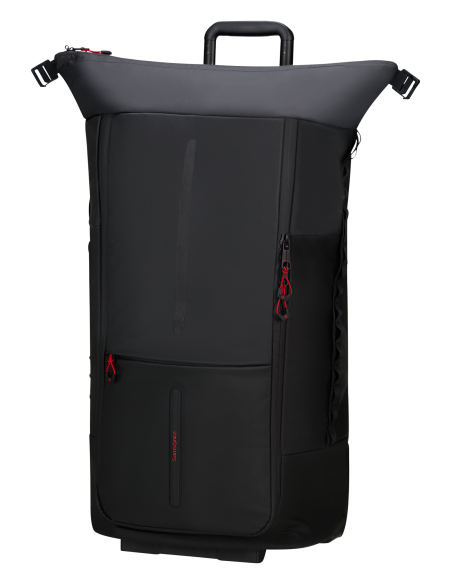 Sac pliable 4 en 1 Samsonite Prodiver Noir, vue de trois quarts