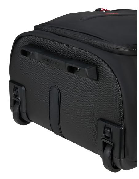 Sac pliable 4 en 1 Samsonite Prodiver Noir, base avec deux roues et poignée