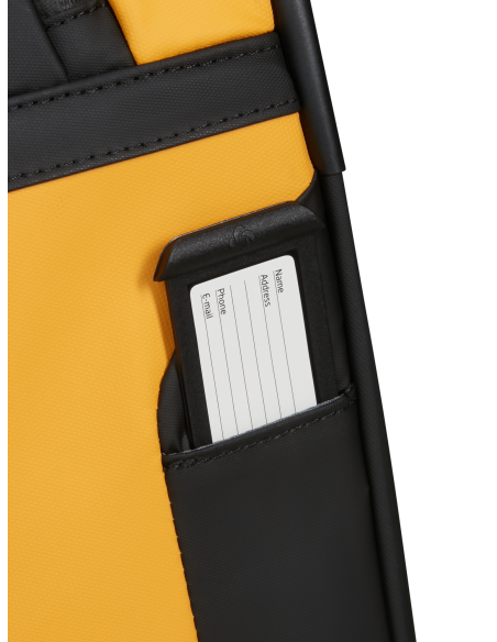 Sac à roues 45 cm Samsonite Prodiver Jaune, porte-adresse sorti de son logement