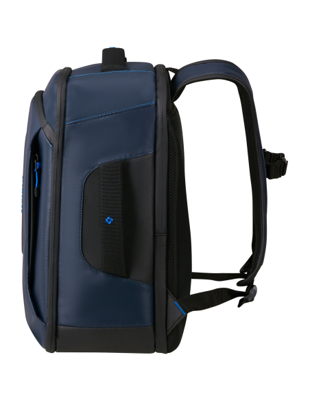 Sac à dos S 15,6 pouces Samsonite Prodiver Blue Nights, profil et poignée latérale