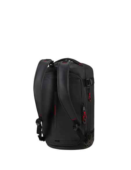 Sac pliable XS Samsonite Prodiver Noir, bretelles de portage déployées