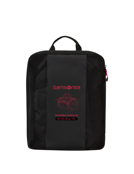 Sac pliable M Samsonite Prodiver Noir, sac replié dans sa pochette