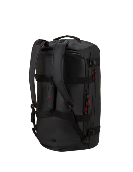 Sac pliable M Samsonite Prodiver Noir, bretelles de portage déployées