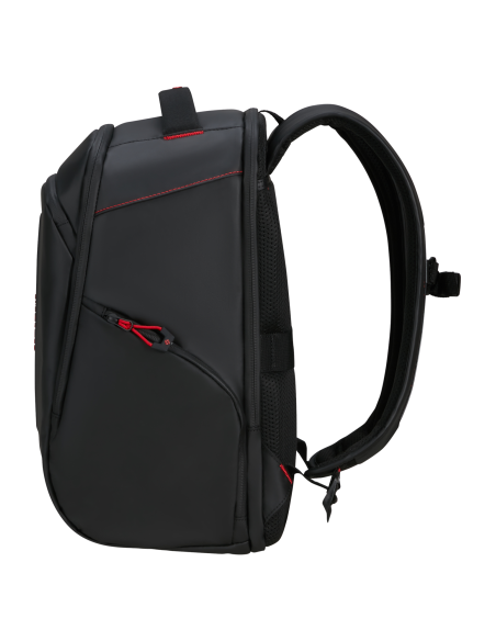 Sac à dos XS 14 pouces Samsonite Prodiver Noir, profil et poche latérale
