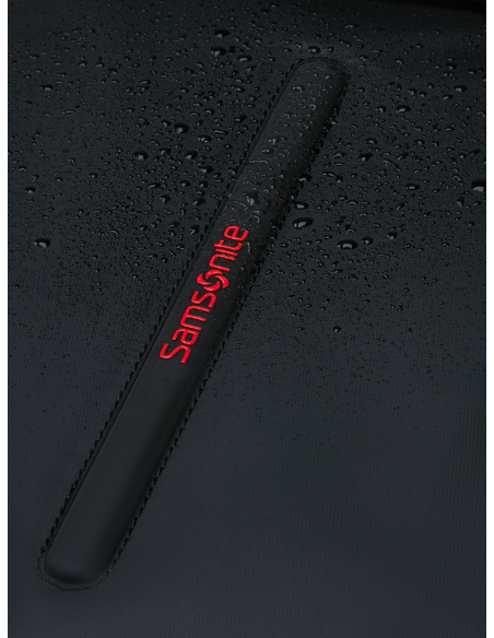 Sac à dos XS 14 pouces Samsonite Prodiver Noir, gouttes d’eau sur le tissu