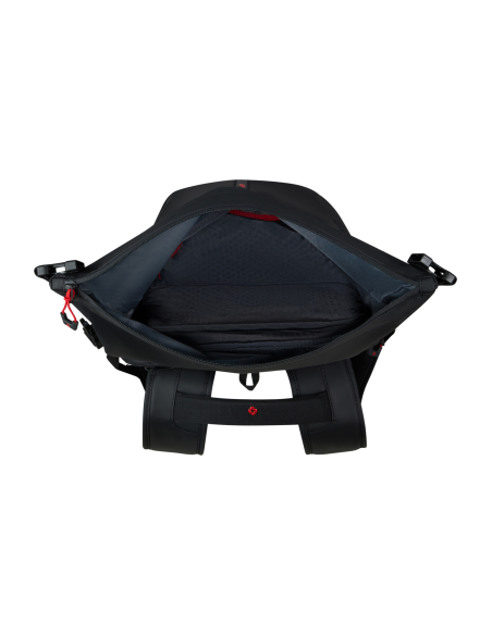 Sac à dos Rolltop L Samsonite Prodiver Noir, ouverture supérieure et intérieur