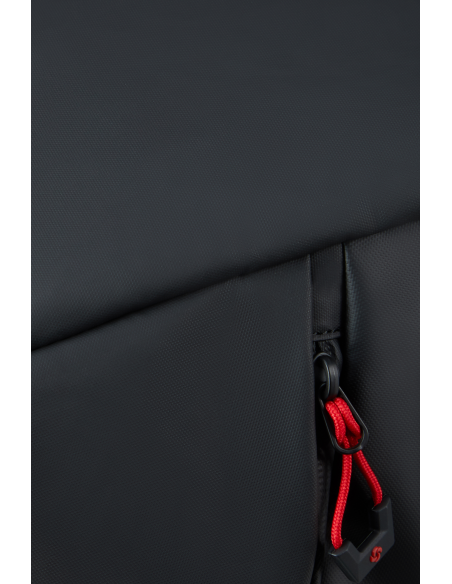 Sac à dos Rolltop L Samsonite Prodiver Noir, détail d’une fermeture zippée