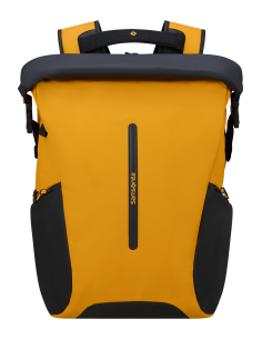 Sac à dos Rolltop L Samsonite Prodiver Jaune, face, haut enroulé