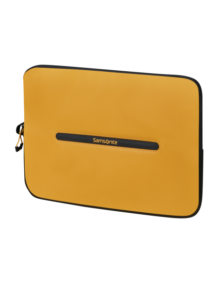 Housse ordinateur 15,6 pouces Samsonite Prodiver Jaune, vue de trois quarts