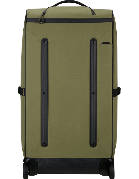 Sac à roues 79 cm Samsonite Prodiver Waxed Wasabi, dos et renforts arrière
