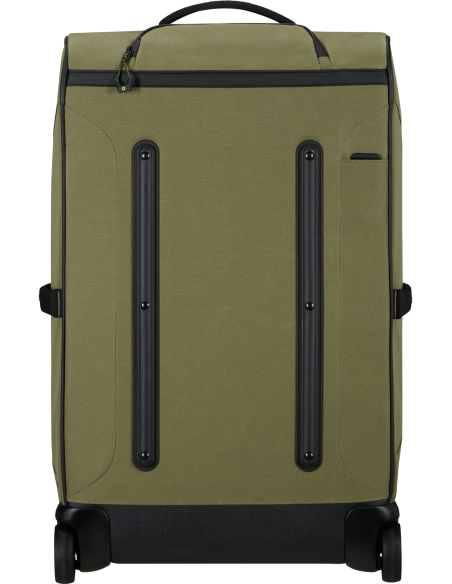 Sac à roues 67 cm Samsonite Prodiver Waxed Wasabi, dos et renforts arrière
