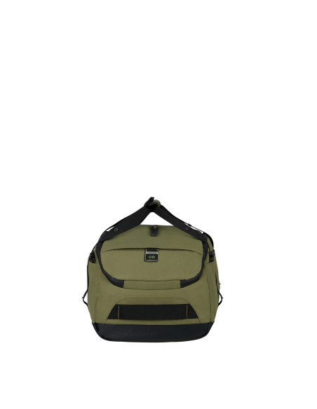 Sac de voyage S Samsonite Prodiver Waxed Wasabi, profil et poche latérale