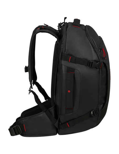 Sac à dos de voyage S Samsonite Prodiver Noir, profil et sangles de compression