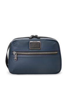 Trousse de toilette toile enduite TUMI Alpha Bravo Response Navy Coated Canvas, référence 156632-A758