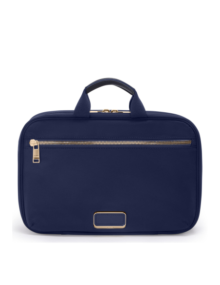 Trousse de toilette Madeline TUMI Voyageur Indigo/Light Gold, référence 146592-A852