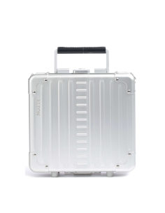 Beauty case aluminium ALEON Diversity 27 cm Platinum, référence ALC-2612-PL