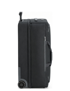 Profil du sac Roadster Nylon Noir avec poignée télescopique déployée