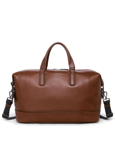 Sac de voyage en cuir TUMI Harrison Nelson Cognac, référence 150198-1221