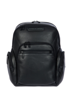 Sac à dos S Porsche Design Roadster Leather Evo Noir, référence OLH01631.001