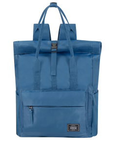 Sac à dos roll-top PC 15,6 pouces American Tourister Urban Groove Stone Blue, réf. 147671-E612