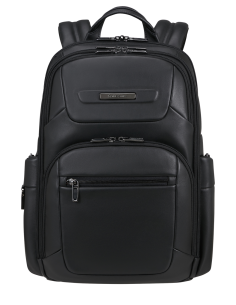 Sac à dos cuir 15,6 pouces Samsonite Pro-DLX Leather Noir, référence 158686-1041