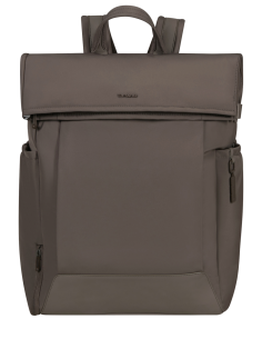 Sac à dos rolltop 15,6 pouces Samsonite Essentis Dark Taupe, référence 161266-8017