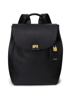 Sac à dos Medium en cuir TUMI Agent Black, référence 159109-1041