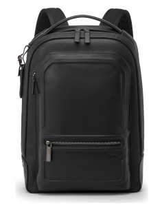 Sac à dos TUMI Harrison Bradner cuir Black Bombe, référence 154127-A608