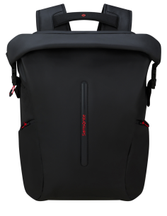 Sac à dos Rolltop L Samsonite Prodiver Noir, face, haut enroulé