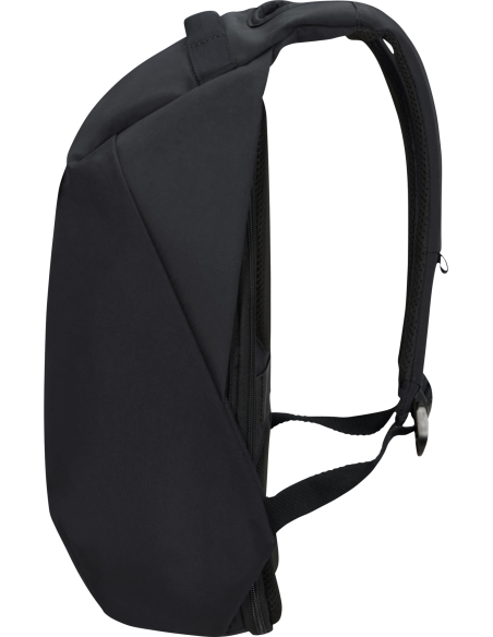 Sac à dos ordinateur 15,6 pouces Samsonite Securipak 2.0 Noir, vue de profil avec bretelles