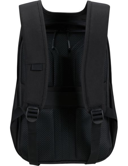 Sac à dos compact 40 cm Samsonite Securipak 2.0 Daily Noir, dos avec bretelles et passant pour valise