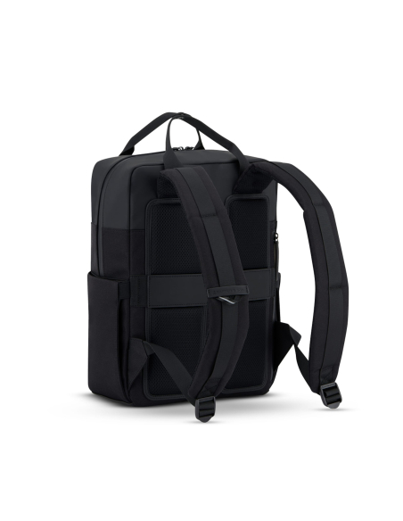 Kapten & Son Bergen Pro All Black, dos rembourré, bretelles et passant valise