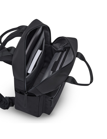 Kapten & Son Bergen Pro All Black, intérieur ouvert et rangements pour appareils