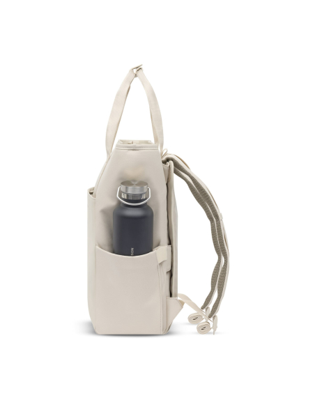 Kapten & Son Lindby Pro Sandstone, profil avec bouteille et bretelles