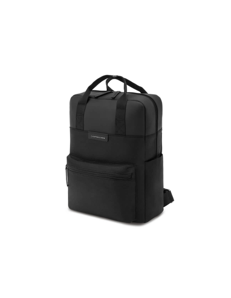 Kapten & Son Bergen Small All Black, vue de trois quarts