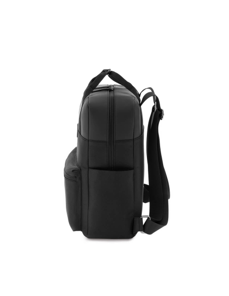 Kapten & Son Bergen Small All Black, profil avec poche latérale