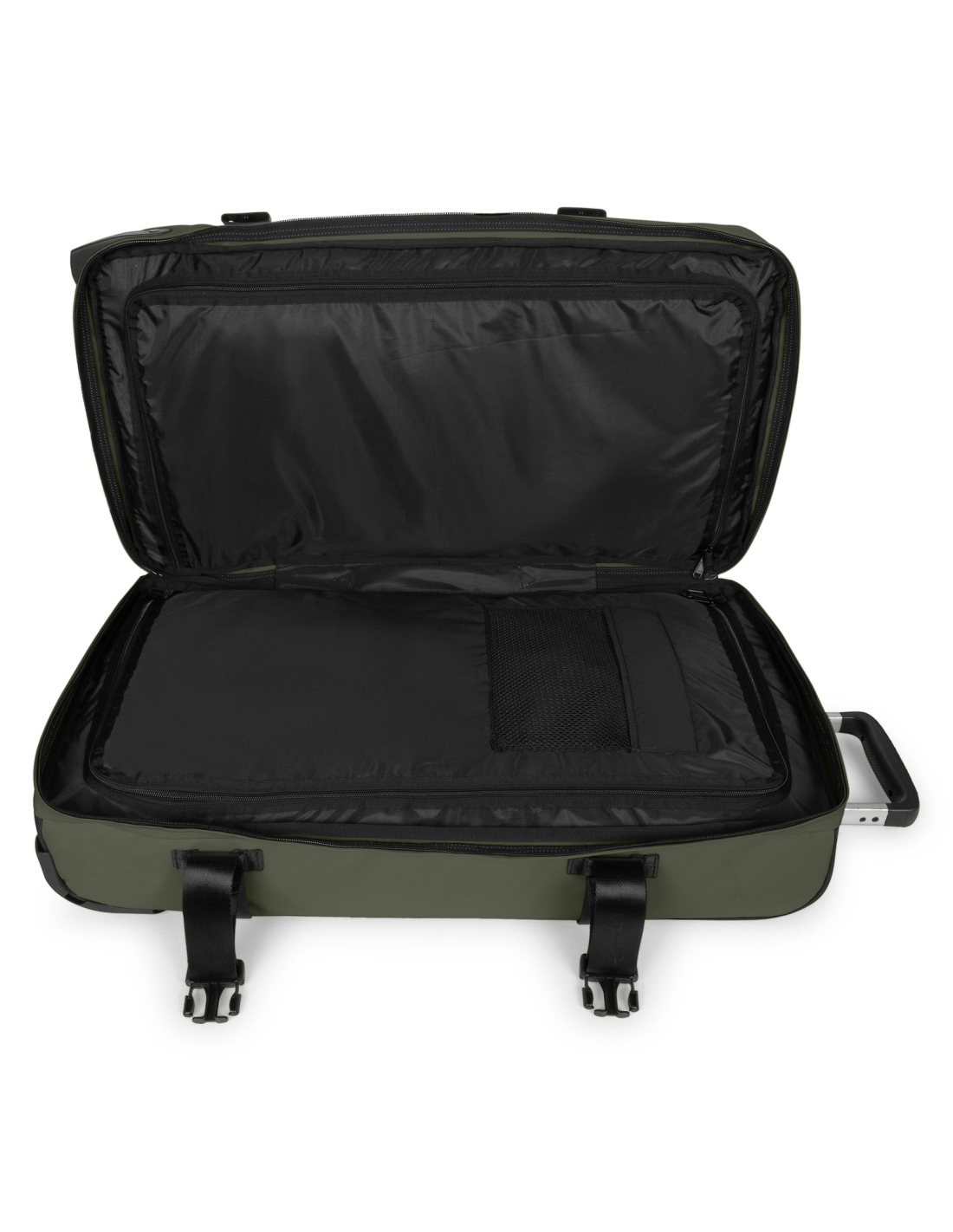 Eastpak Transit’r Plus L Tarp Forest, double compartiment ouvert