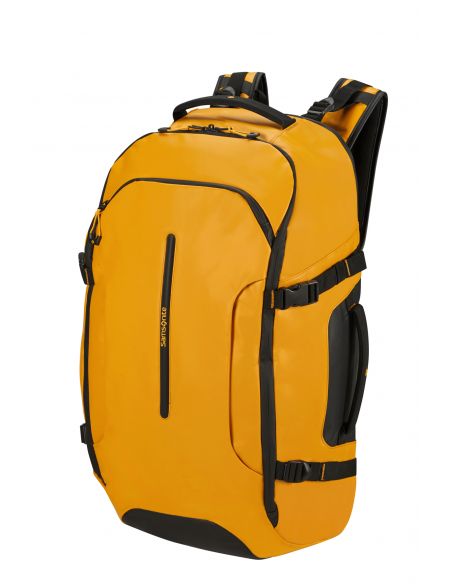 Sac à dos de voyage M 17,3 pouces Samsonite Ecodiver Jaune, vue de trois quarts