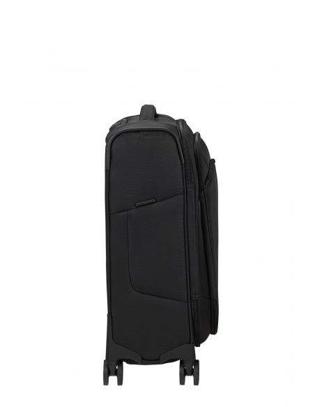 Valise cabine 55 x 40 cm Samsonite Respark Ozone Black, vue de profil
