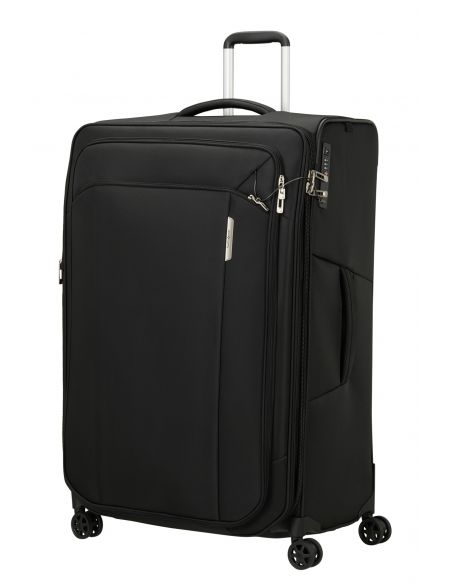 Valise soute 82 cm Samsonite Respark Ozone Black, vue de trois quarts
