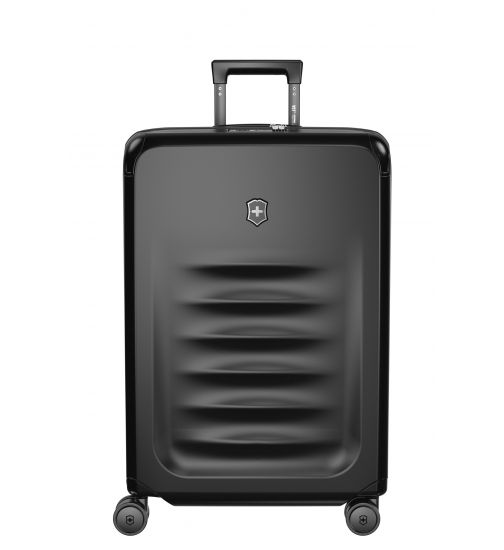 Valise rigide extensible Victorinox Spectra 3.0 69 cm noire, vue de face