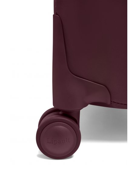 Valise très long séjour 79 cm Lipault Plume Bordeaux, détail d’une roue