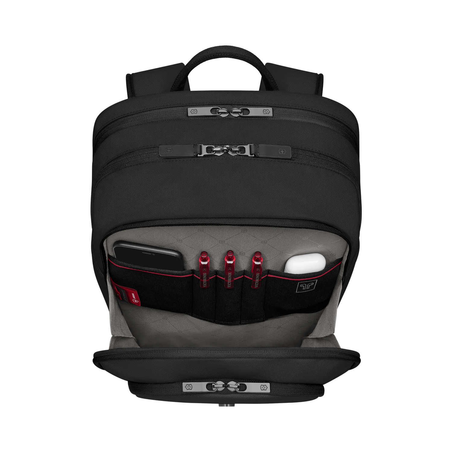 Organiseur du sac à dos Deluxe Victorinox Altmont Modern ouvert