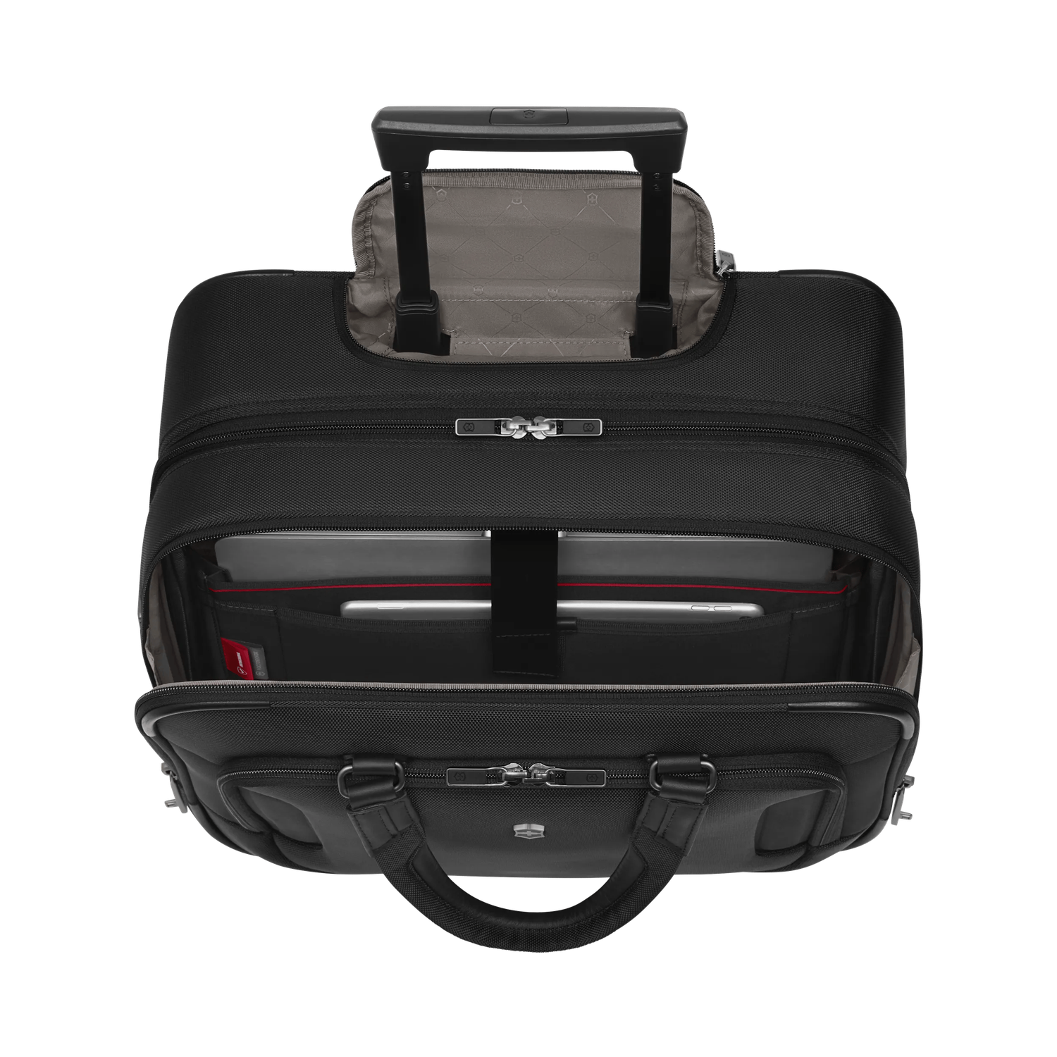 Acc&egrave;s au compartiment ordinateur du pilot case Victorinox Werks Traveler 7.0