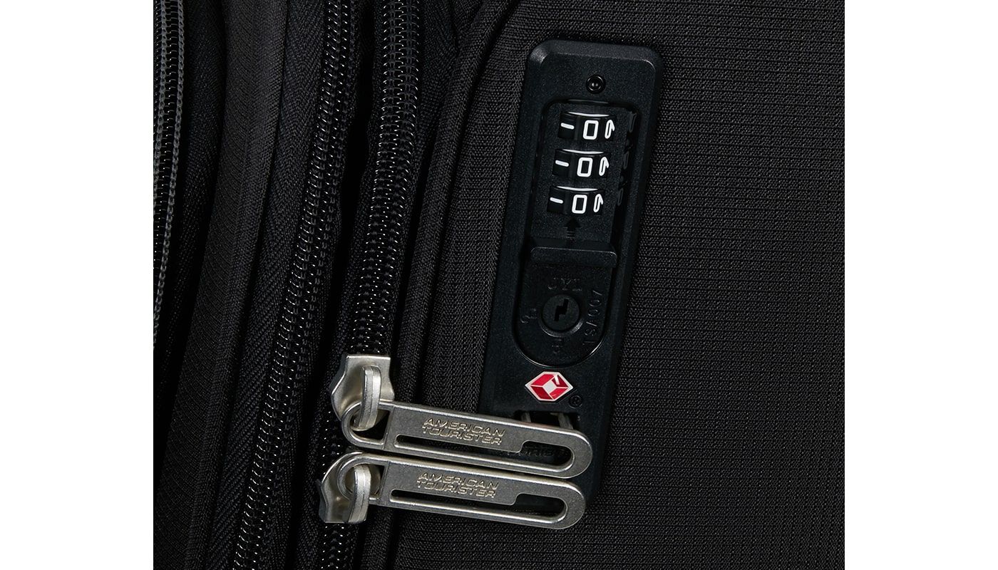 Serrure &agrave; combinaison TSA de la valise souple Cloudrider cabine extensible noire