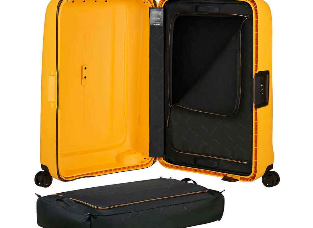 Housses de rangement amovibles dans la valise Samsonite Essens ouverte