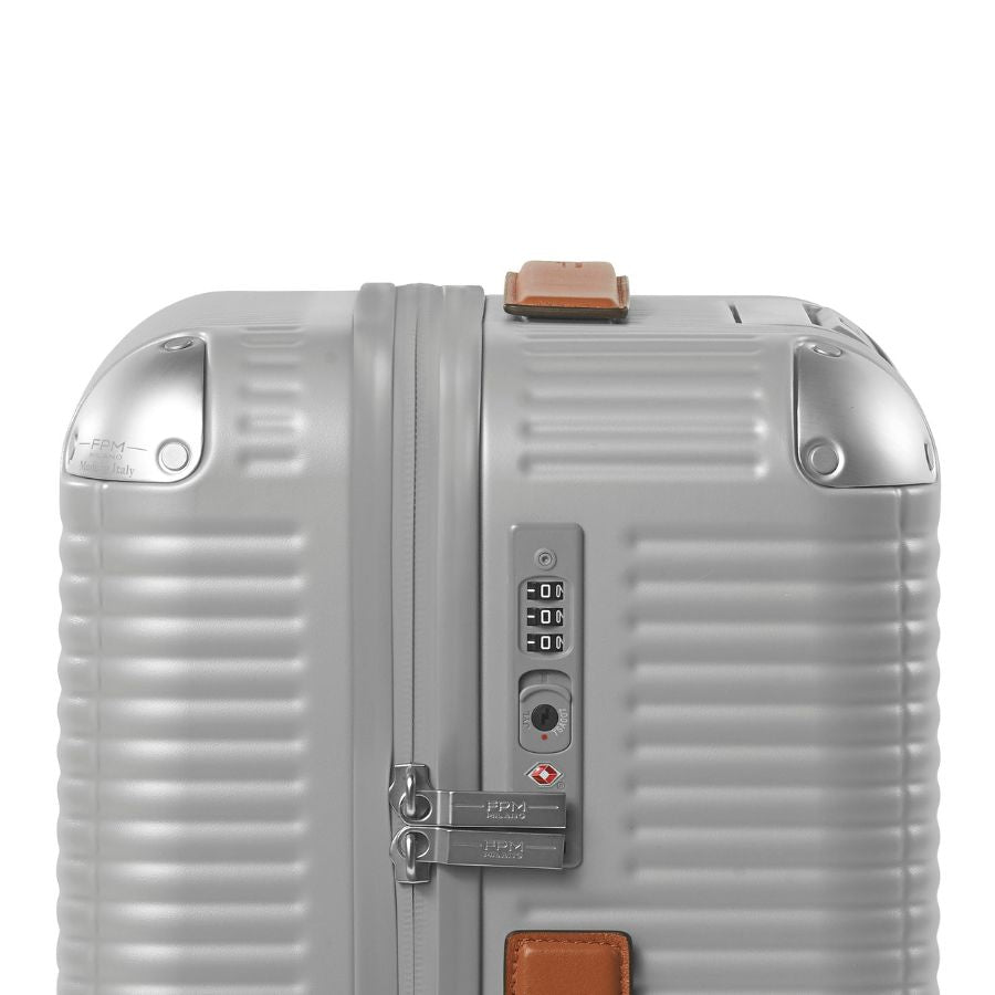 Tirettes du zip verrouillées dans la serrure TSA à code de la valise BANK ZIP DLX